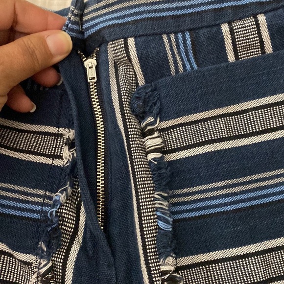 EDUN Raw Edge Stripe Shorts Bono Made In Kenya  (10) - Picture 4 of 6